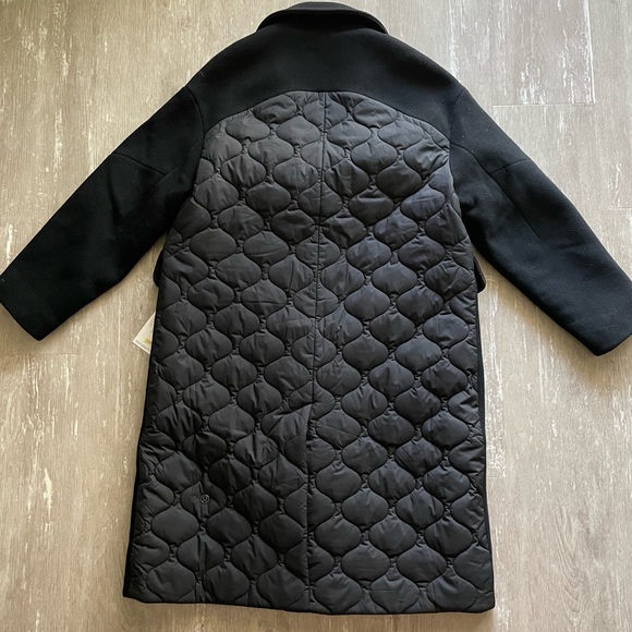 Lululemon Wool Long Coat - Black MSRP $498 - Picture 3 of 11